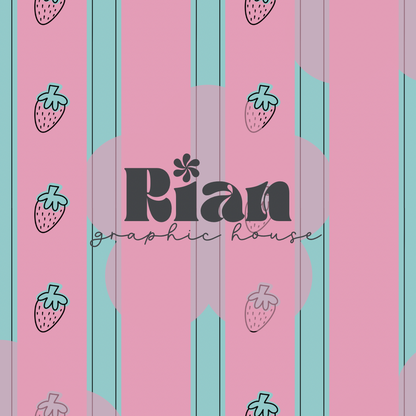 Stripes//Berry Punch Seamless