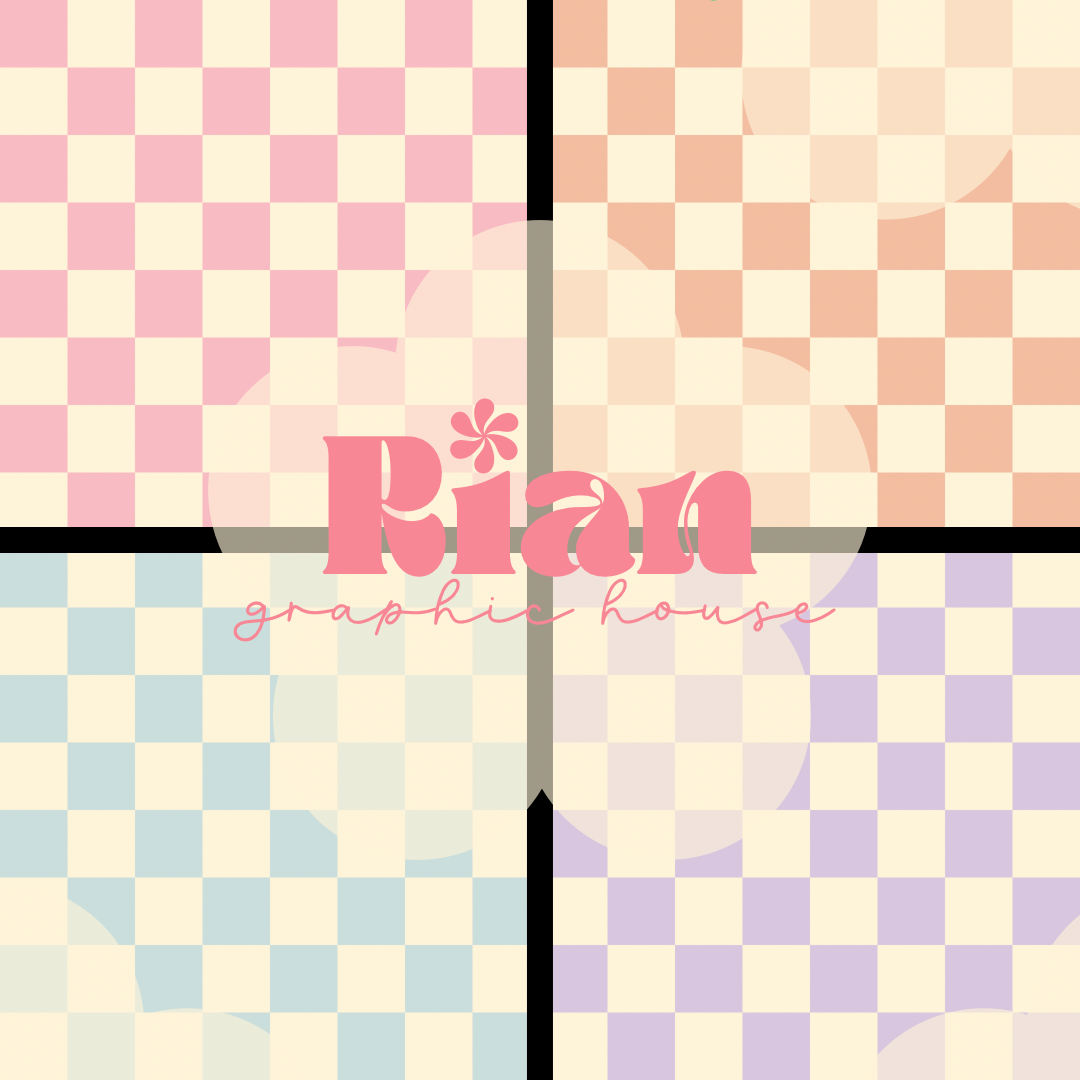 Checks//Butterfly Kisses Seamless