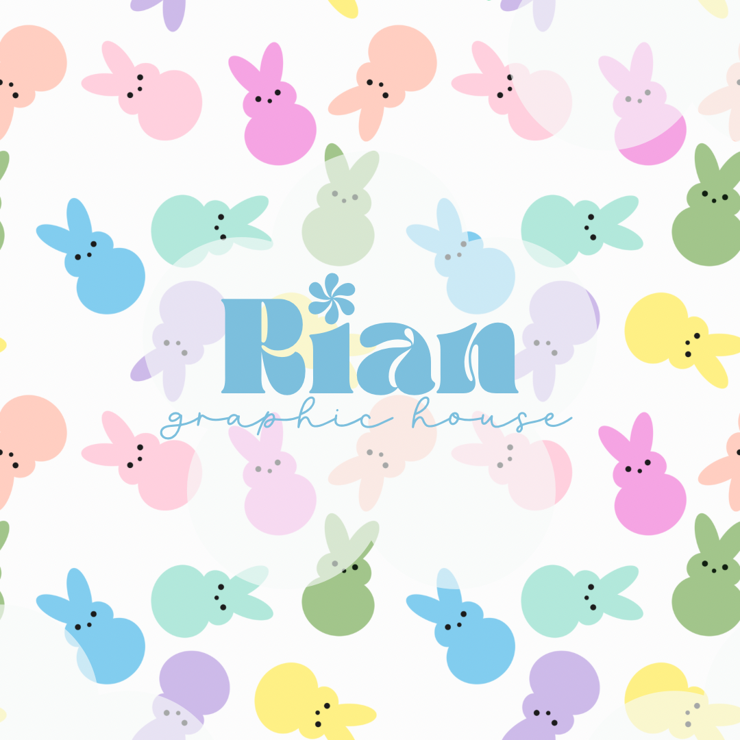 Marshmallow Bunnies Seamless