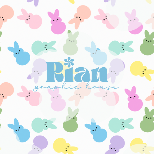 Marshmallow Bunnies Seamless