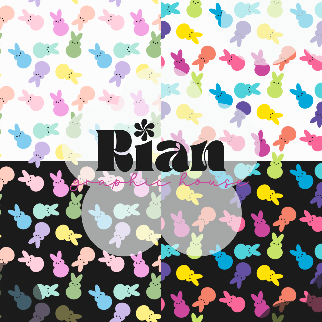 Marshmallow Bunnies Seamless