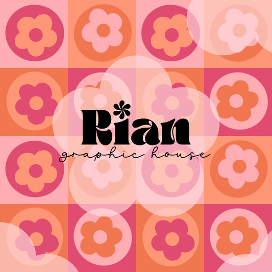 Blooming Petals Checks Seamless