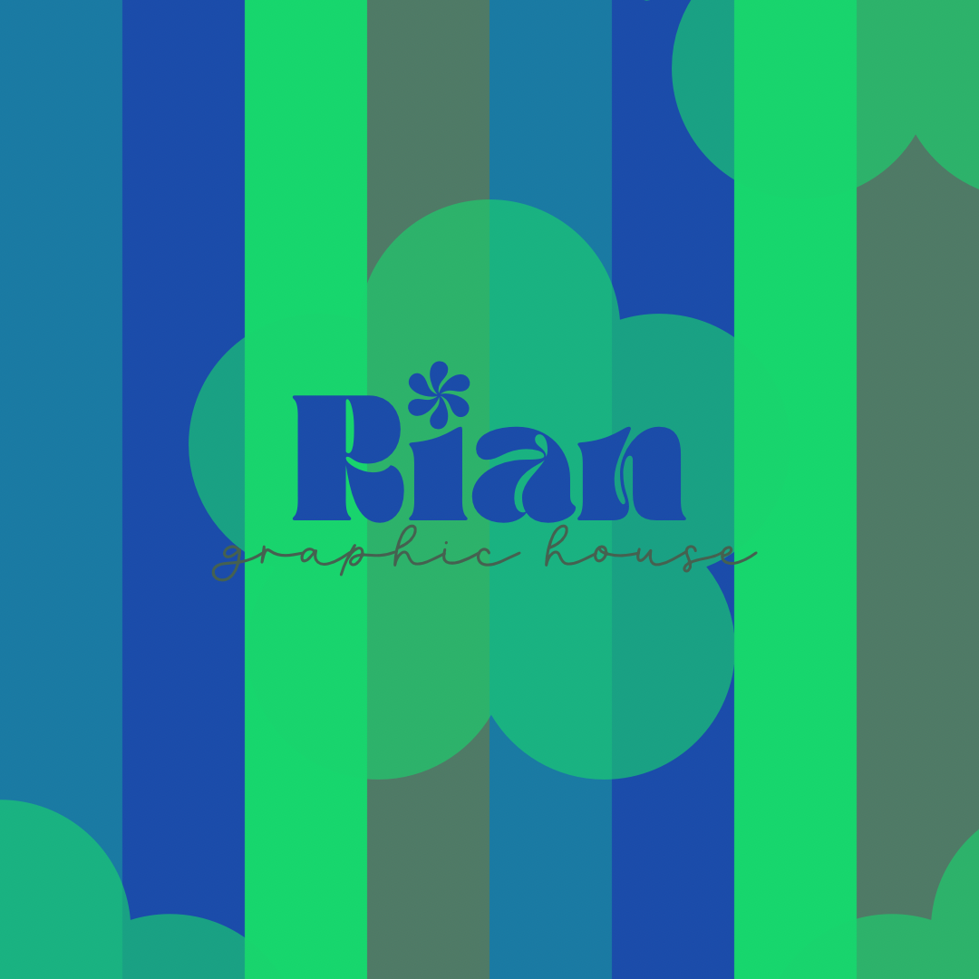 Stripes//Lime Green + Blue Seamless