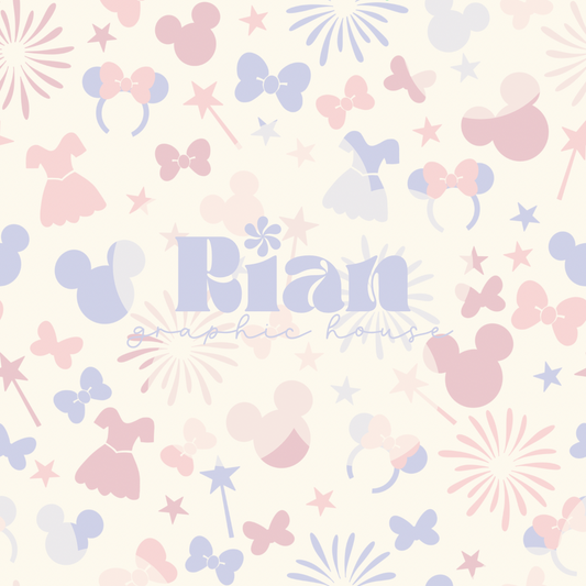 Princess in the Park Seamless