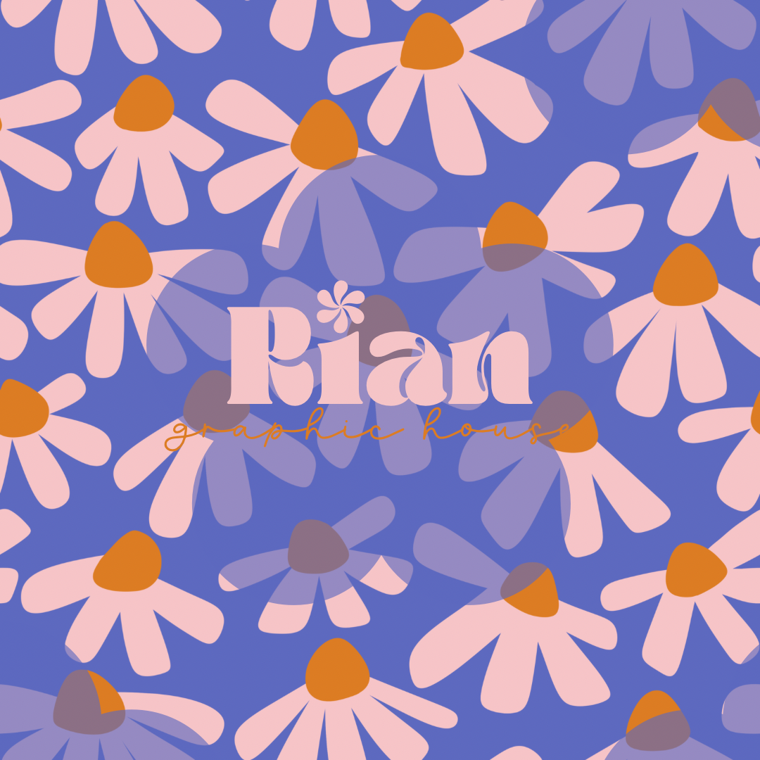 Blushing Blooms//Iris Seamless