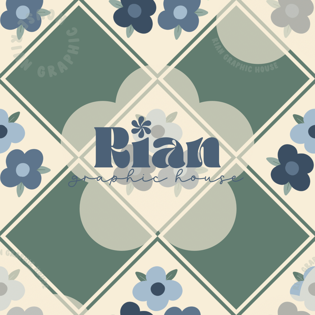 Garden Blues Seamless