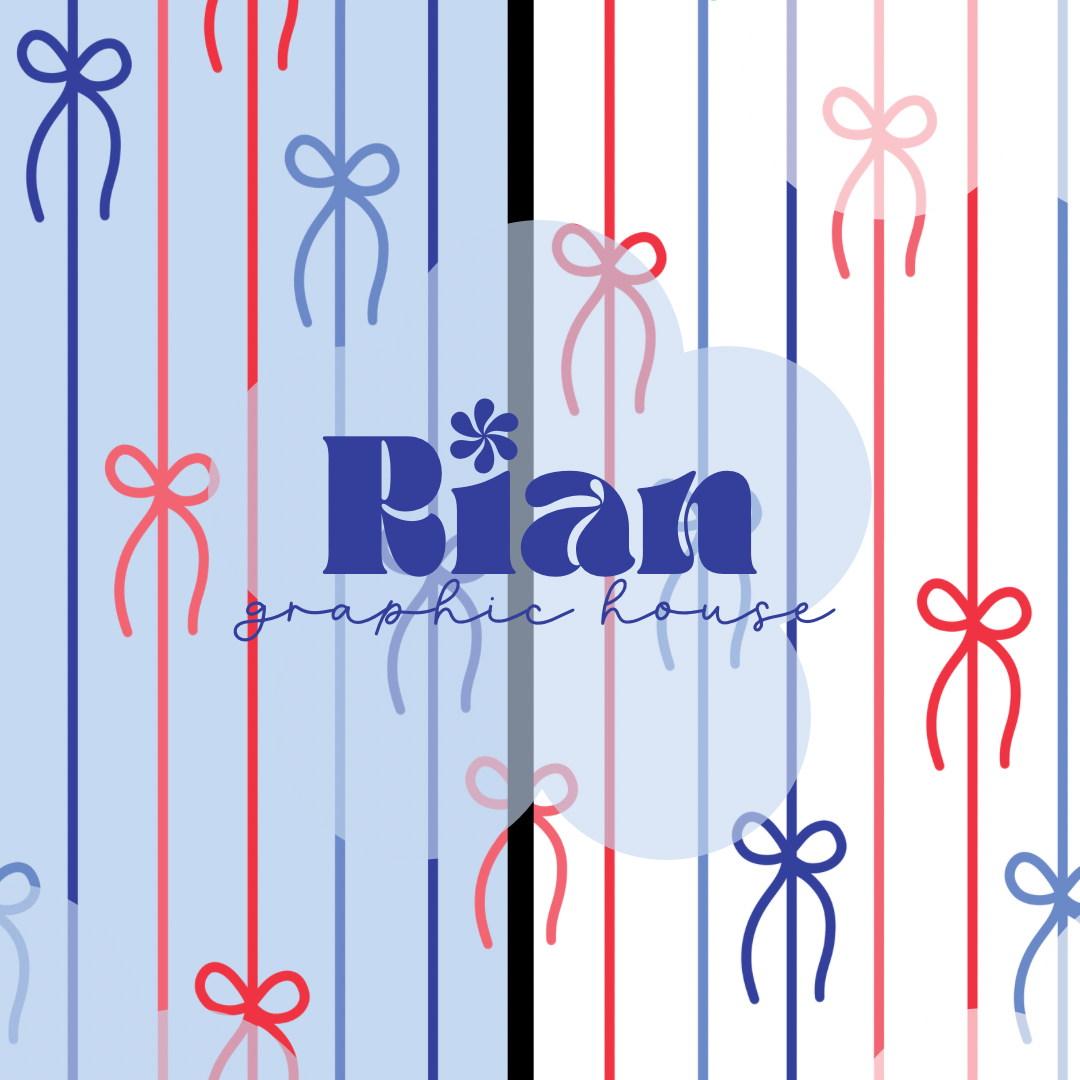 All Tied Up//Fourth of July Seamless