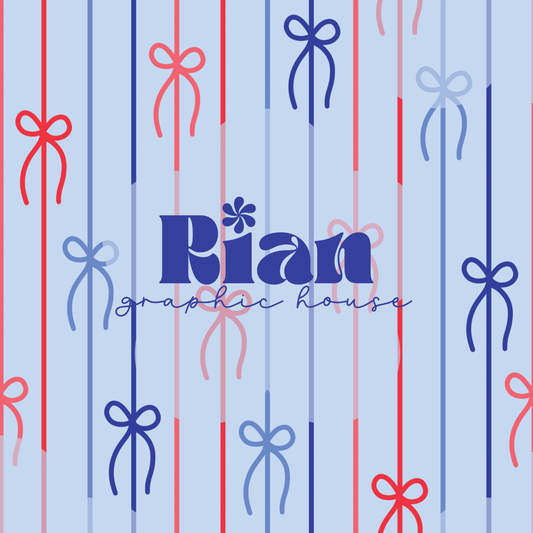 All Tied Up//Fourth of July Seamless