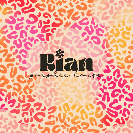 Leopard//Tye Dye Hot Pink Seamless