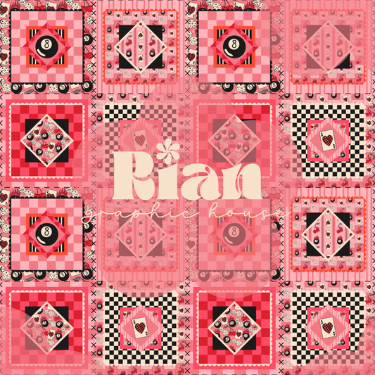 Queen of Hearts Seamless