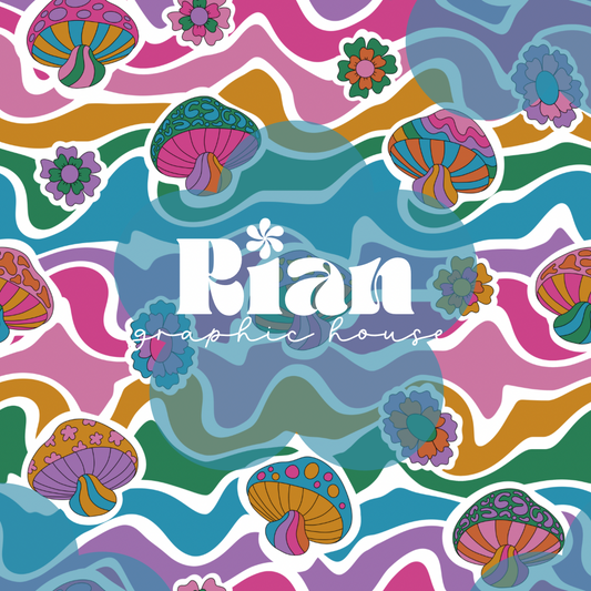 Mushroom Magic//OG Seamless