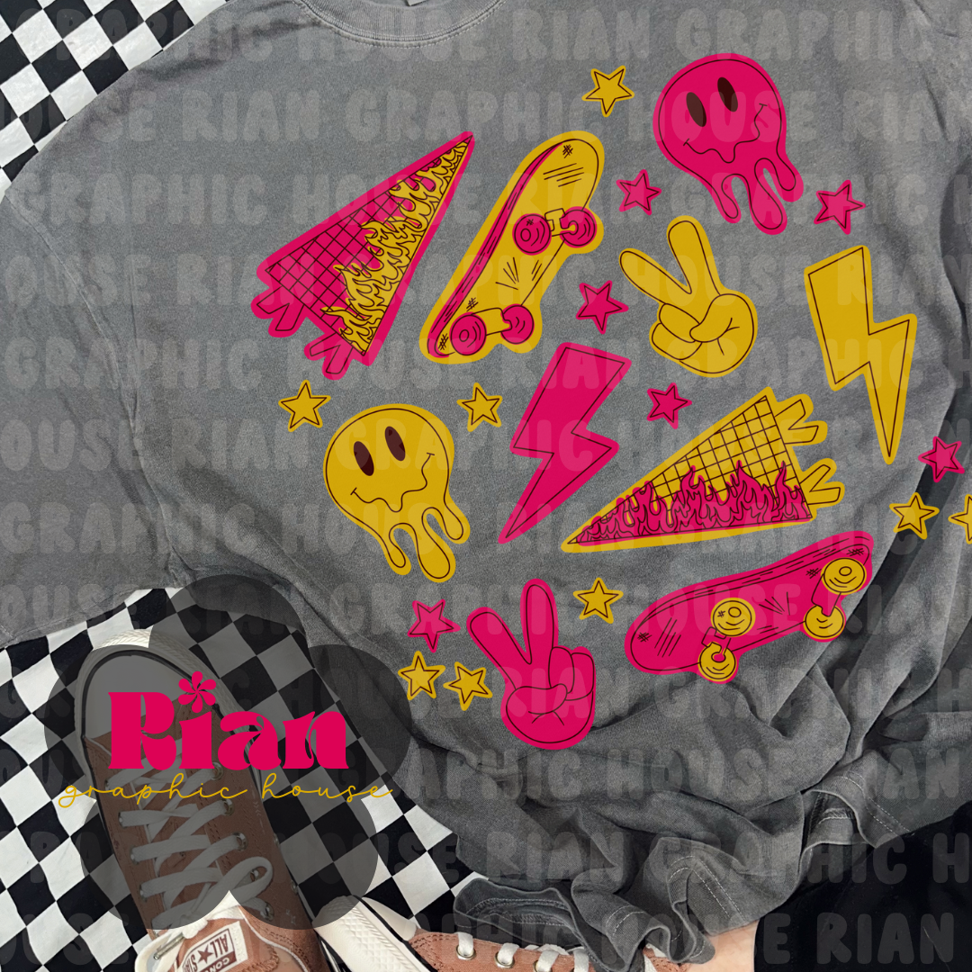 Urban Drip//Pink PNG