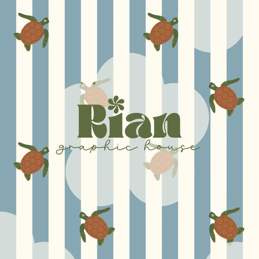 Turtle Stripe Seamless