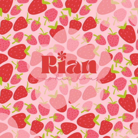 Sugared Strawberries Seamless