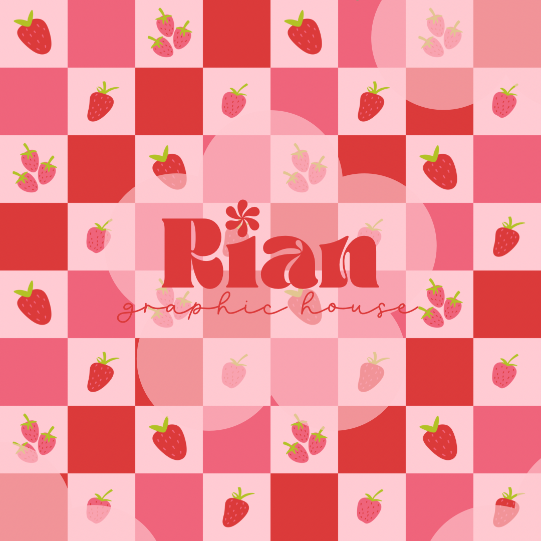 Strawberry Sugar Cubes Seamless