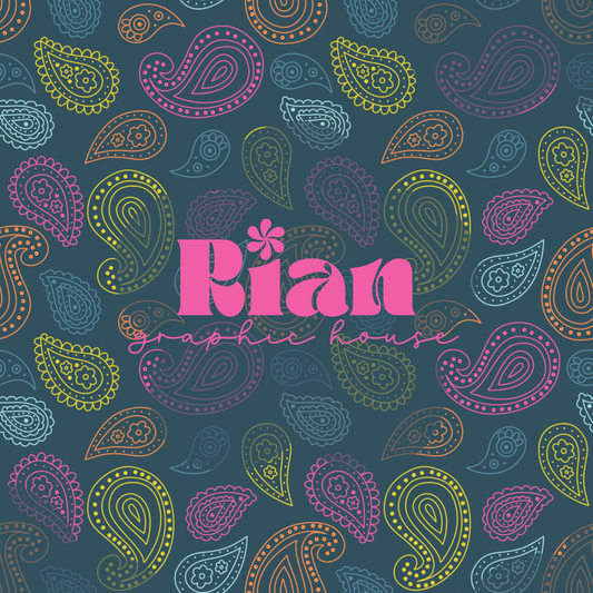 Perfectly Paisley//Desert Carnival Seamless