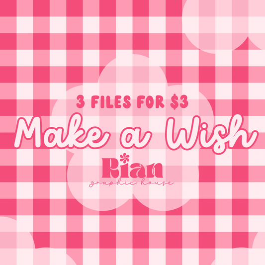 Make a Wish//Pink Confetti Seamless