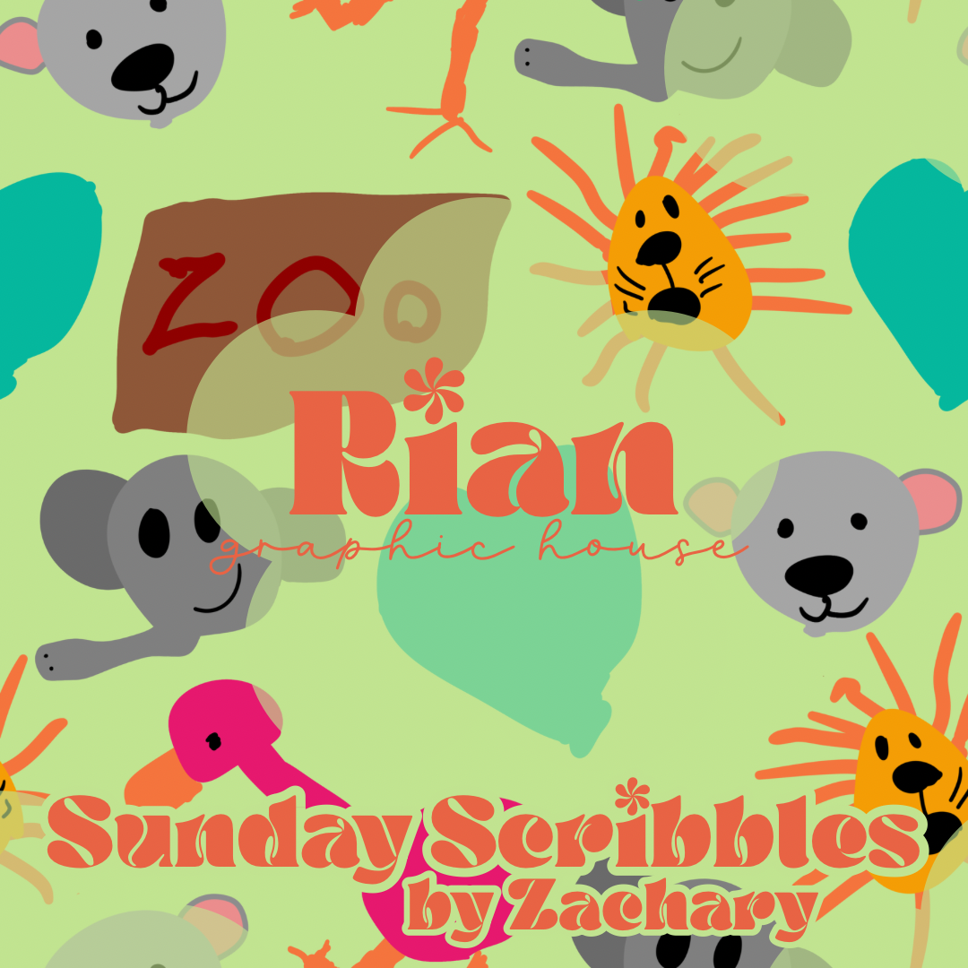 Zoo Day//Sunday Scribbles Seamless