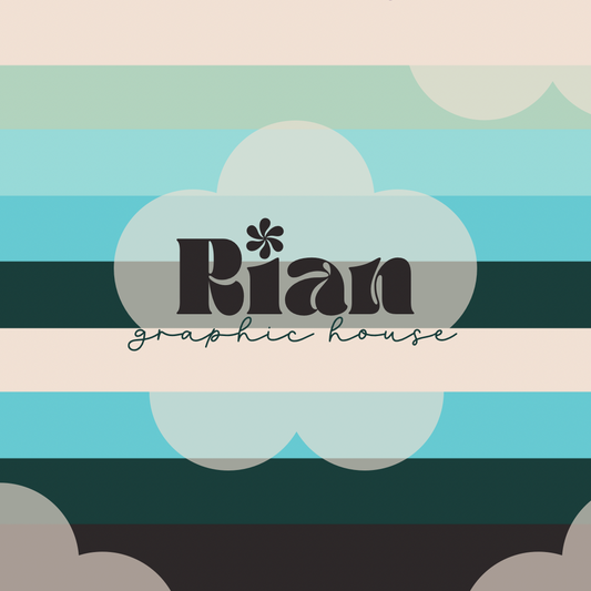 Ocean Blue Stripes Seamless