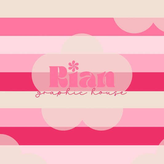 Pretty Pink Stripes Seamless