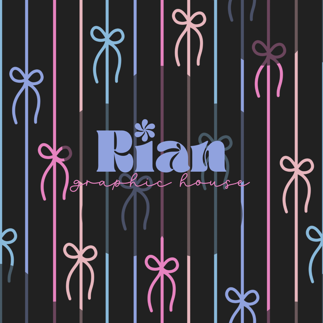 All Tied Up//Pastel Charcoal Seamless