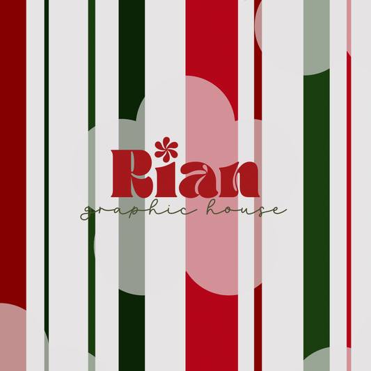 Traditional Holiday Stripes Seamless