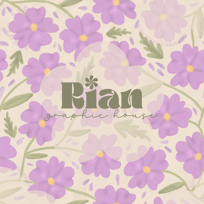 Sugar Plum Floral Seamless