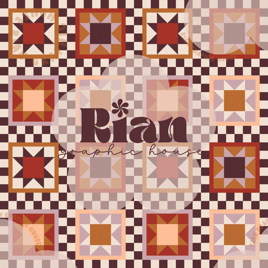 Checkered Quilt Seamless