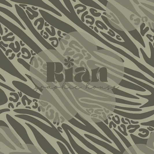 Animal Print Remix//Artichoke Seamless