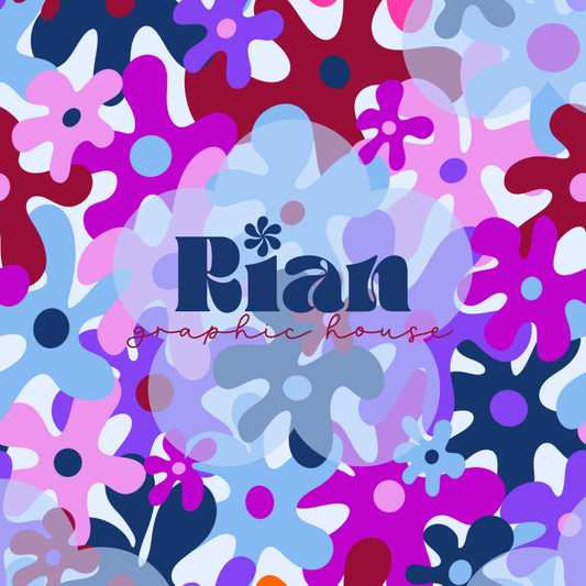 Totally Trippin’//Purple Seamless