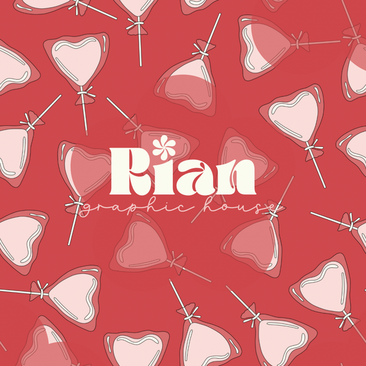 Sweetheart Lollipops Seamless