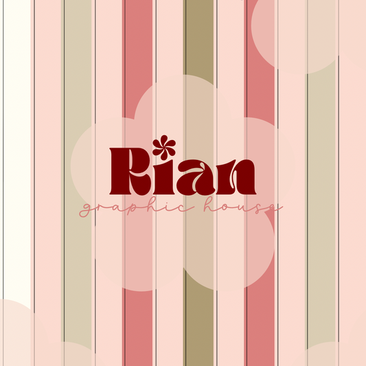 Wallflower Stripes//Pink Seamless