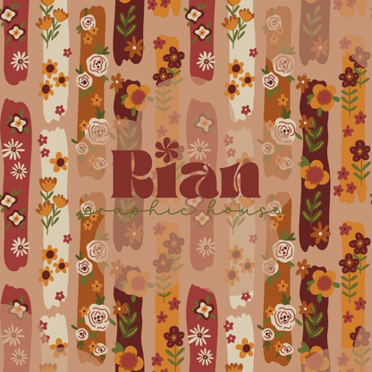 Retro Flora Seamless