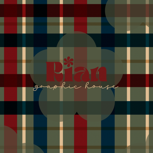 Yuletide Tidings Plaid Seamless