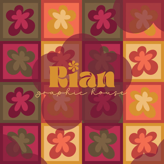 Granny Squares//Harvest Groove Seamless