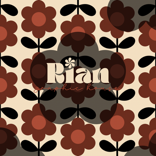 Mod Flora//Rust Seamless