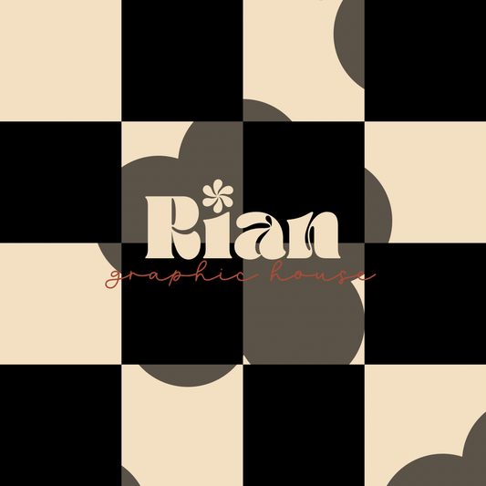 Geobloom Checkers Seamless