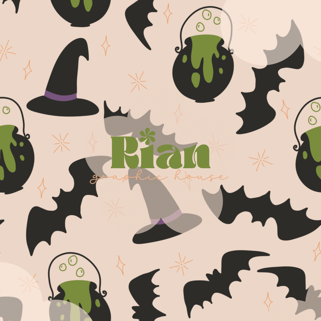 Witches Brew with Magic Seamless