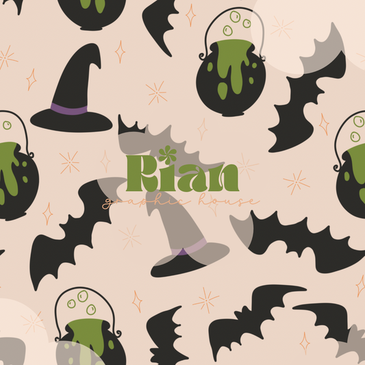 Witches Brew with Magic Seamless