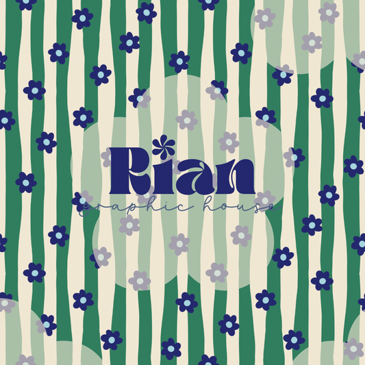 Bloomwave//Evergreen Seamless