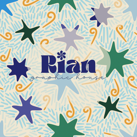 Cosmic Chaos//Blue Seamless