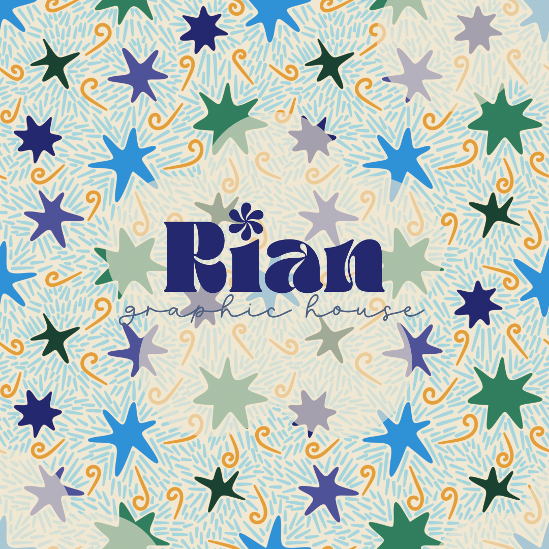 Cosmic Chaos//Blue Seamless