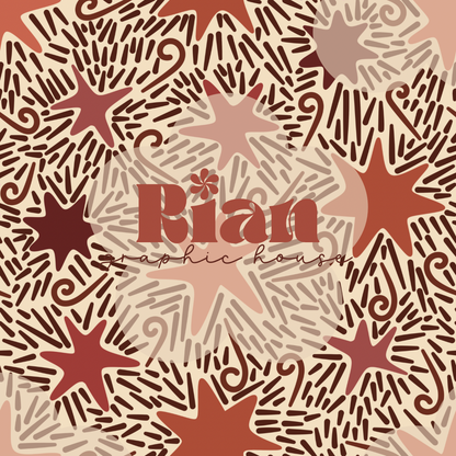 Cosmic Chaos//Cocoa Seamless