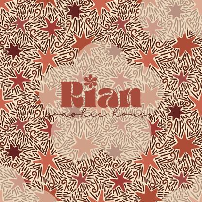 Cosmic Chaos//Cocoa Seamless