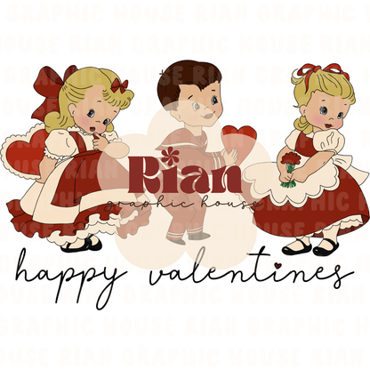 Vintage Valentine PNG