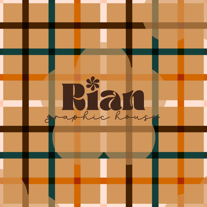 Plaid//Golden Hive Seamless