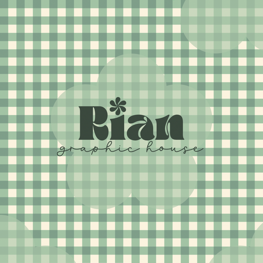 Gingham//Wildflower Picnic Seamless
