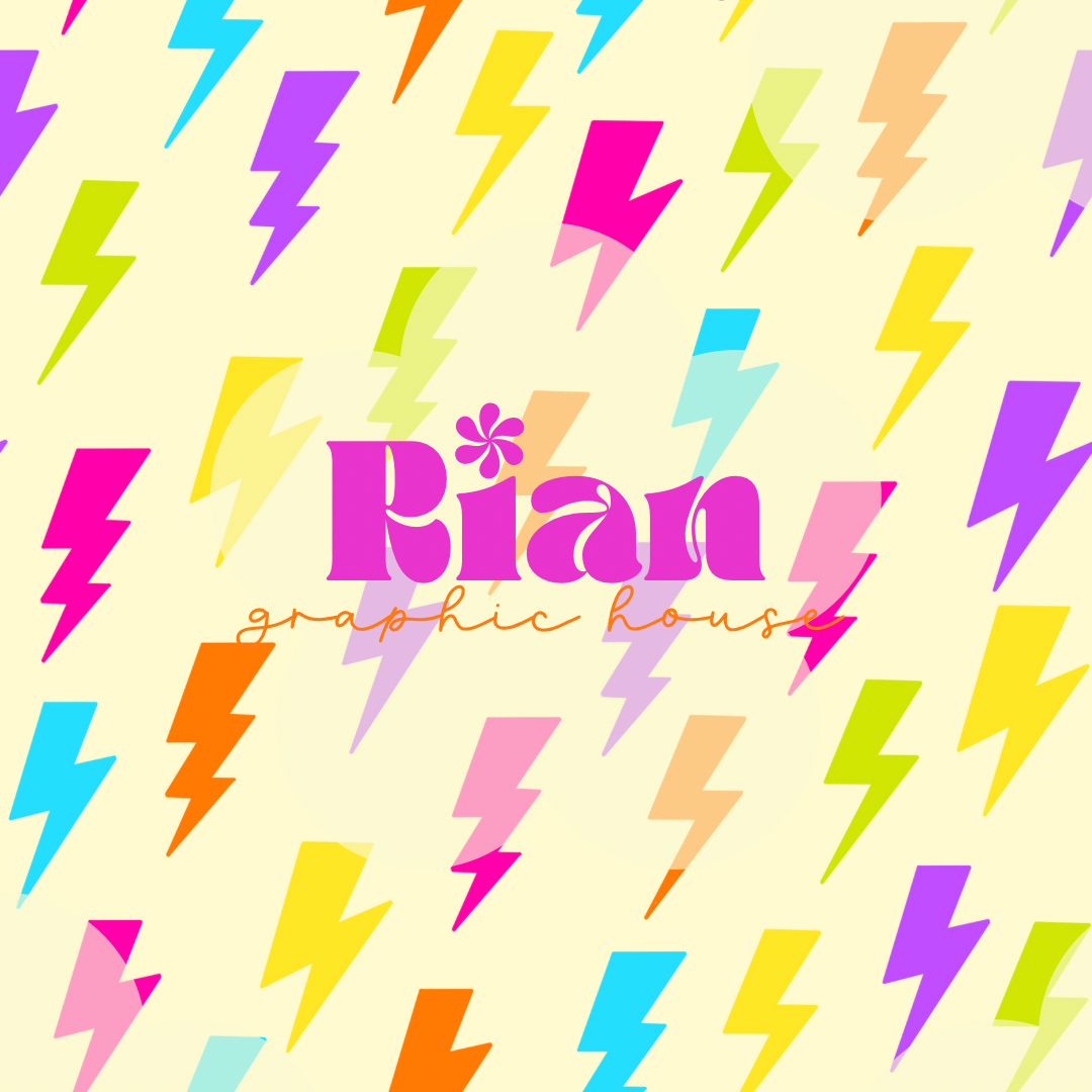 Lightening Bolts//Neon Seamless
