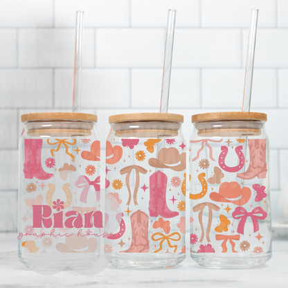 Giddy Up Cowgirl! Sipper Wrap PNG