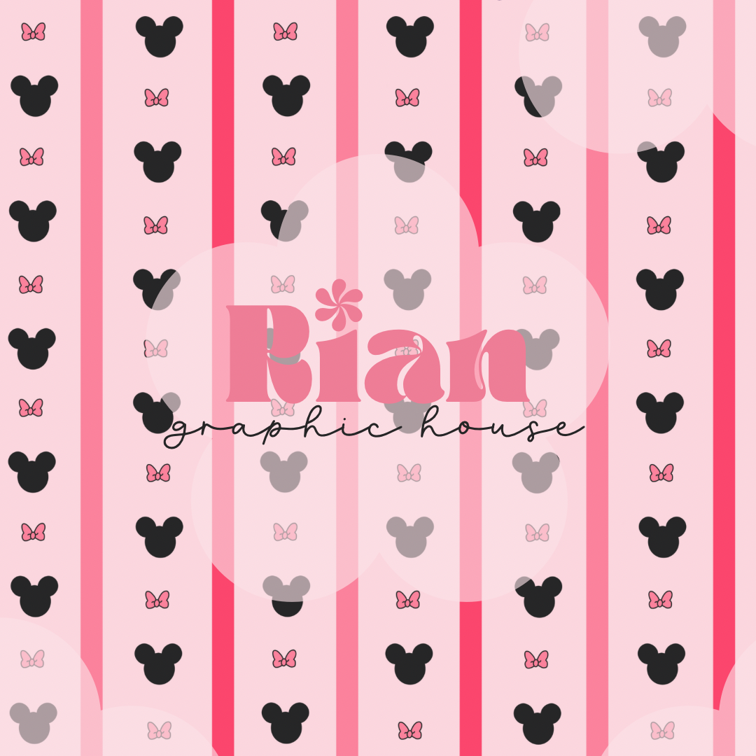 Mini Stripes//Pink Seamless